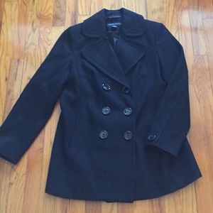 New York & Co Black six buttons short coat